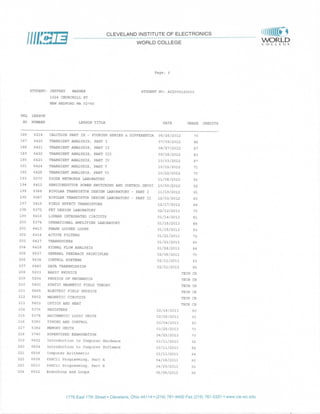 CIE Progress Report Final
