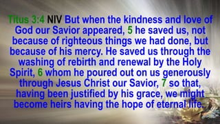 Poured Out Generously 407 Surely God is my Salvation 408 Four Stages of Grace | PPTX