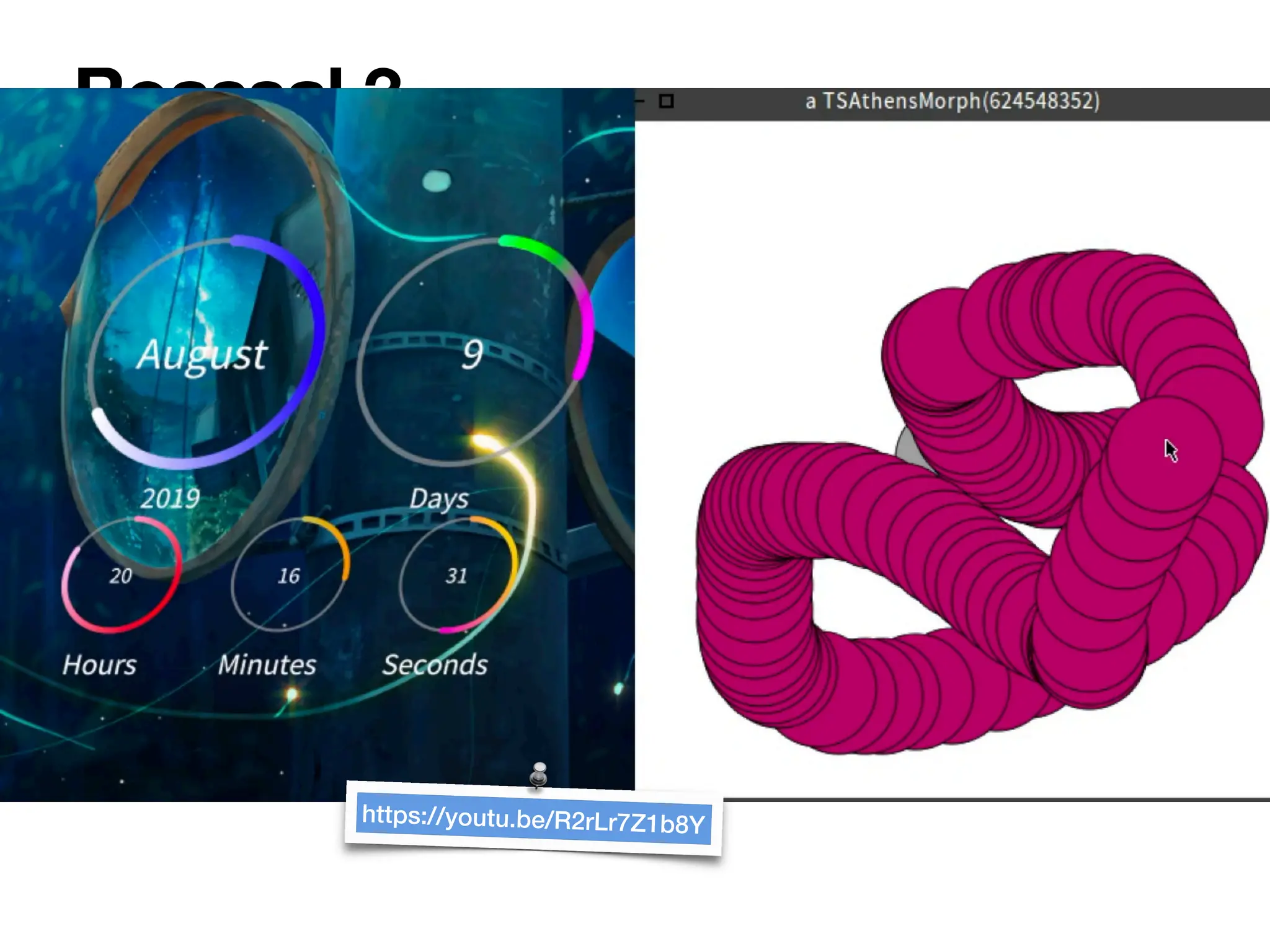 • Amazing visual engine
• More than 10 years of development
Roassal 3
https://youtu.be/R2rLr7Z1b8Y
 