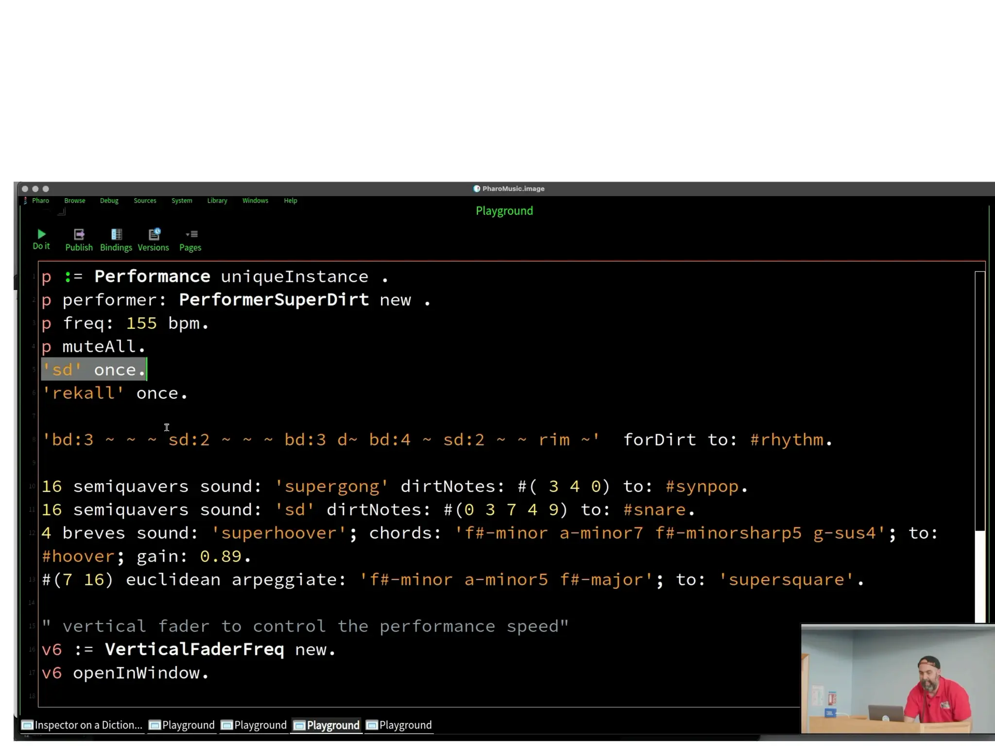 Live Music with
SuperDirt
 