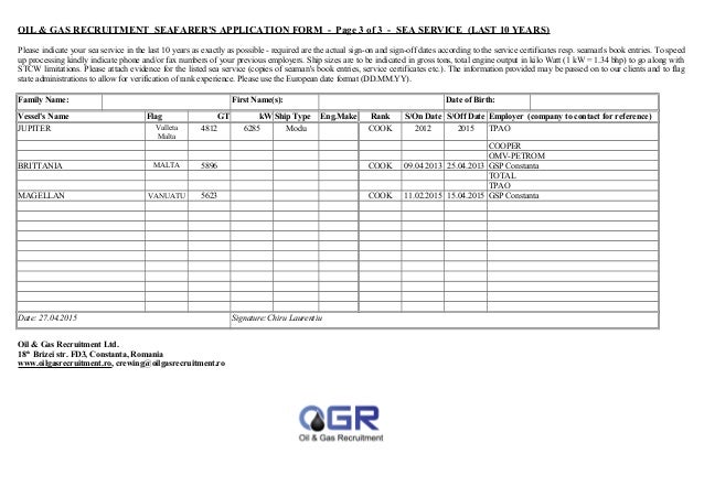 amsa stcw 95 application form oil gas recruitment seafarer application form amsa stcw 95 application form oil gas recruitment seafarer application form