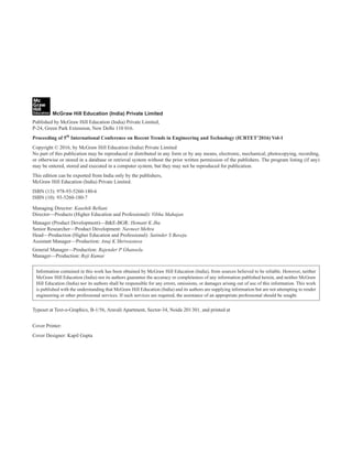 Proceedings of 5th International Conference on Recent Trends in ...