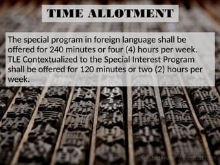 Power point Presentation Special Program | PPTX