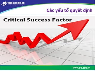 Các yếu tố quyết định
 
