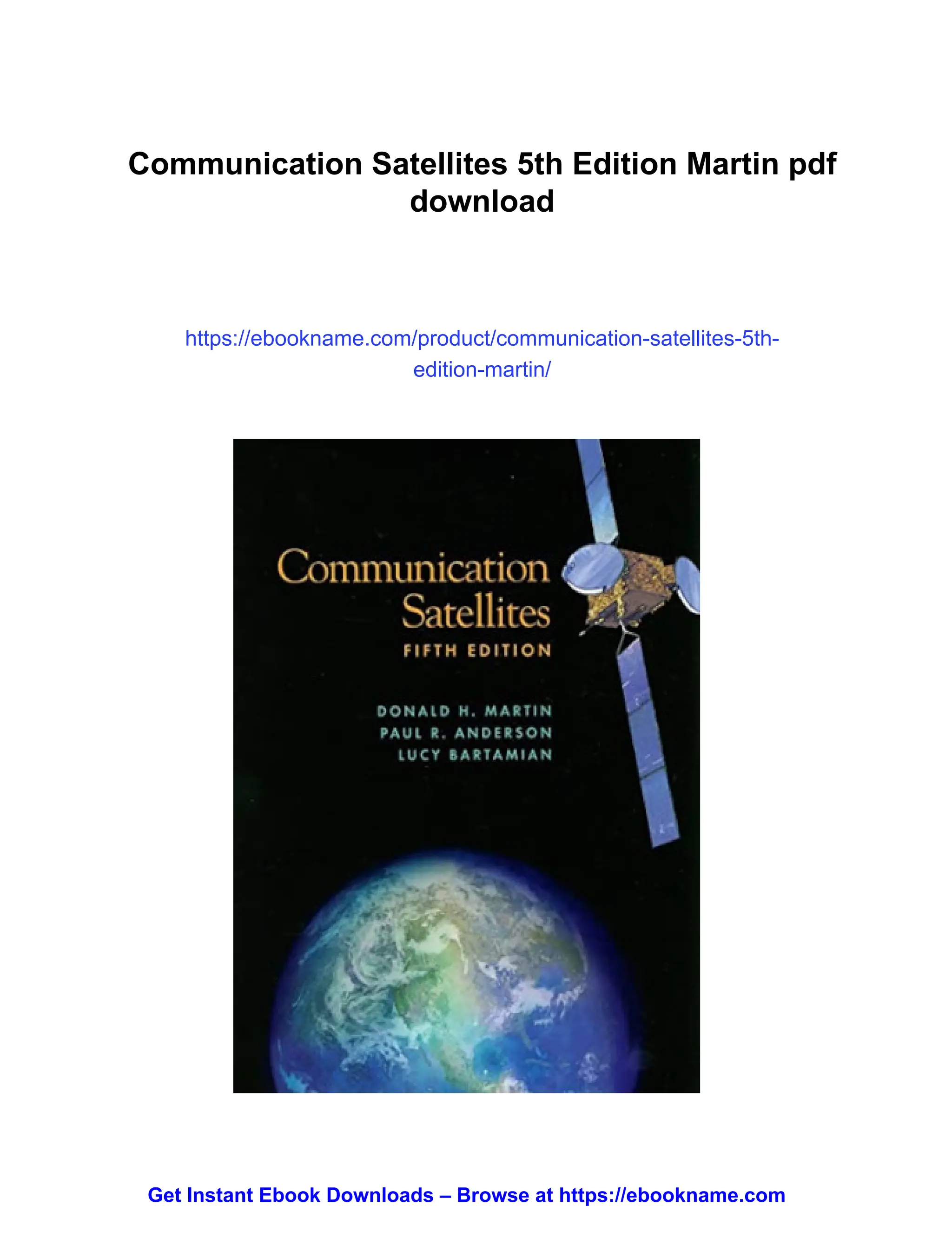 Satellite Communications 5th Edition