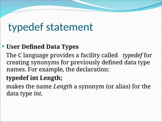 The C programming Language - A Complete guide for the student | PPT