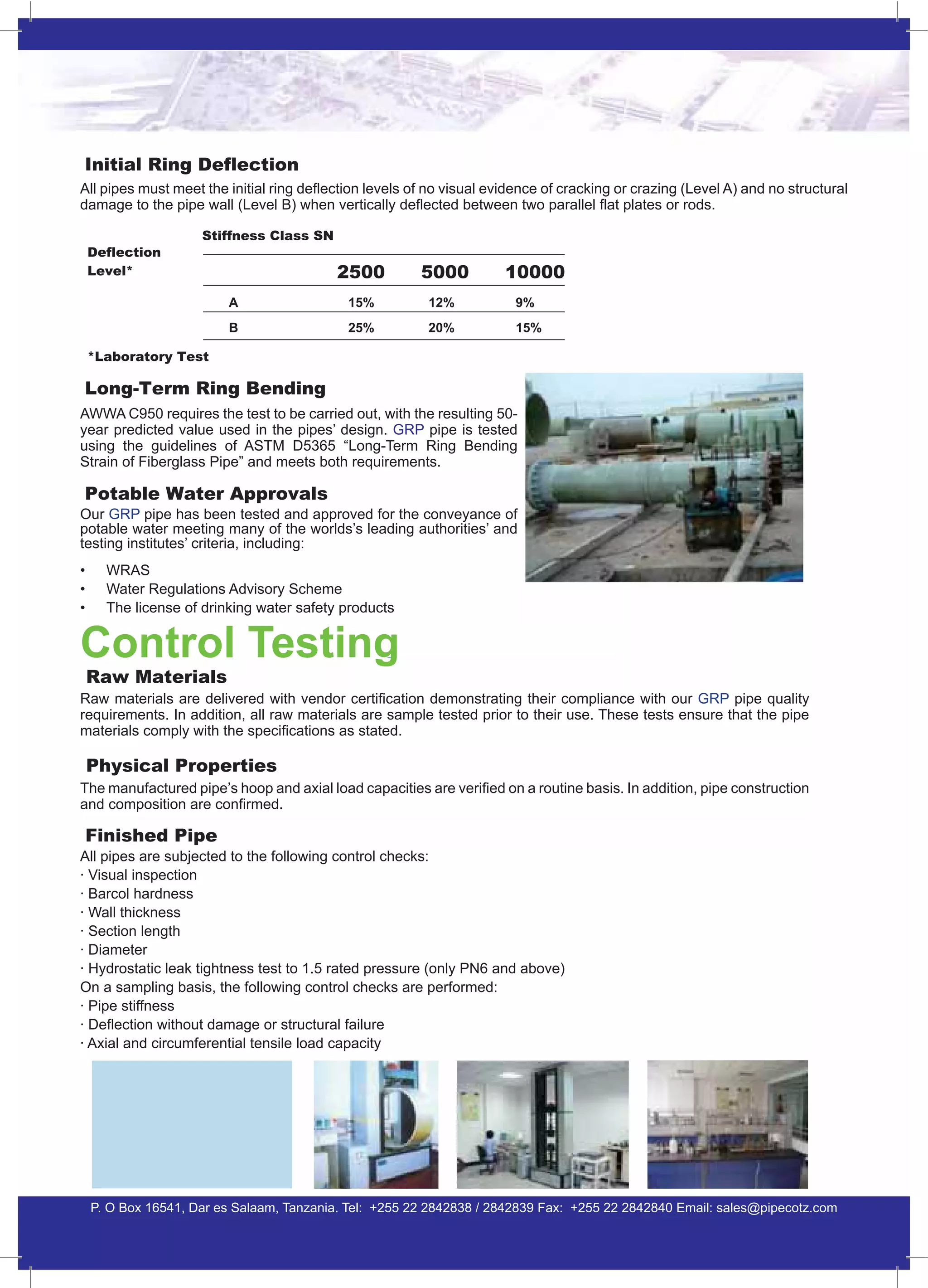 Wras Test Pipe Industries Products Catalogue (1)-1 | PDF