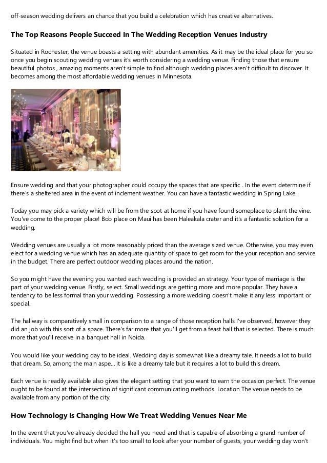 A Hotel Wedding Locations Success Story You Ll Never Believe