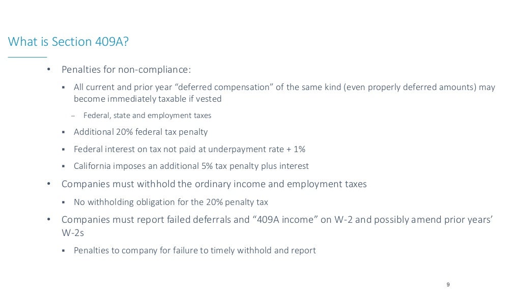 409A Guidance on Nonqualified Deferred Compensation Plans Compliance…