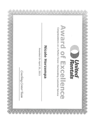 Award of Excellence 04.20.15