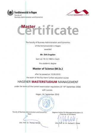 Master Certificate Page 1 English
