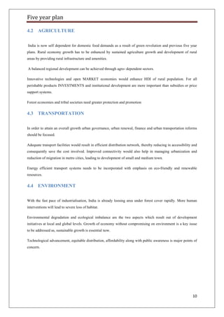 five year plan | PDF