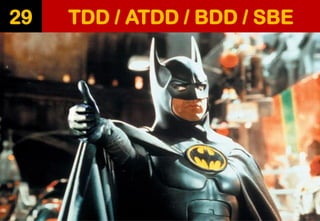 TDD / ATDD / BDD / SBE 
29  