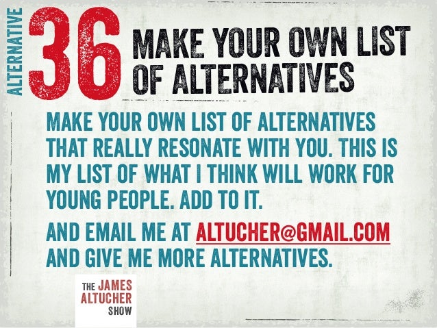college alternatives