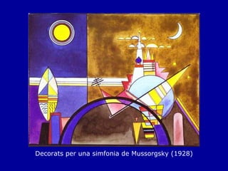 Decorats per una simfonia de Mussorgsky (1928) 