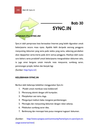 40 Aplikasi Terpilih Web 2.0