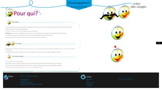 Mission Process
créer
des usages
Développement
VISUALISERWordpress
Flash
Actionscript 3
Photoshop
3DS Max
Creation site internet dynamique
- Charte graphique
- Iconographie
- Création motion design
- Application flash de simulation du disque
10
Site internet administrable
 