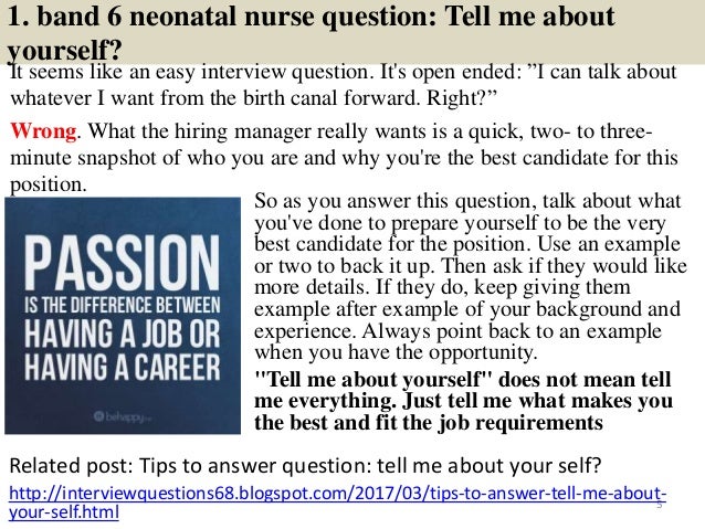 band 6 neonatal nurse personal statement