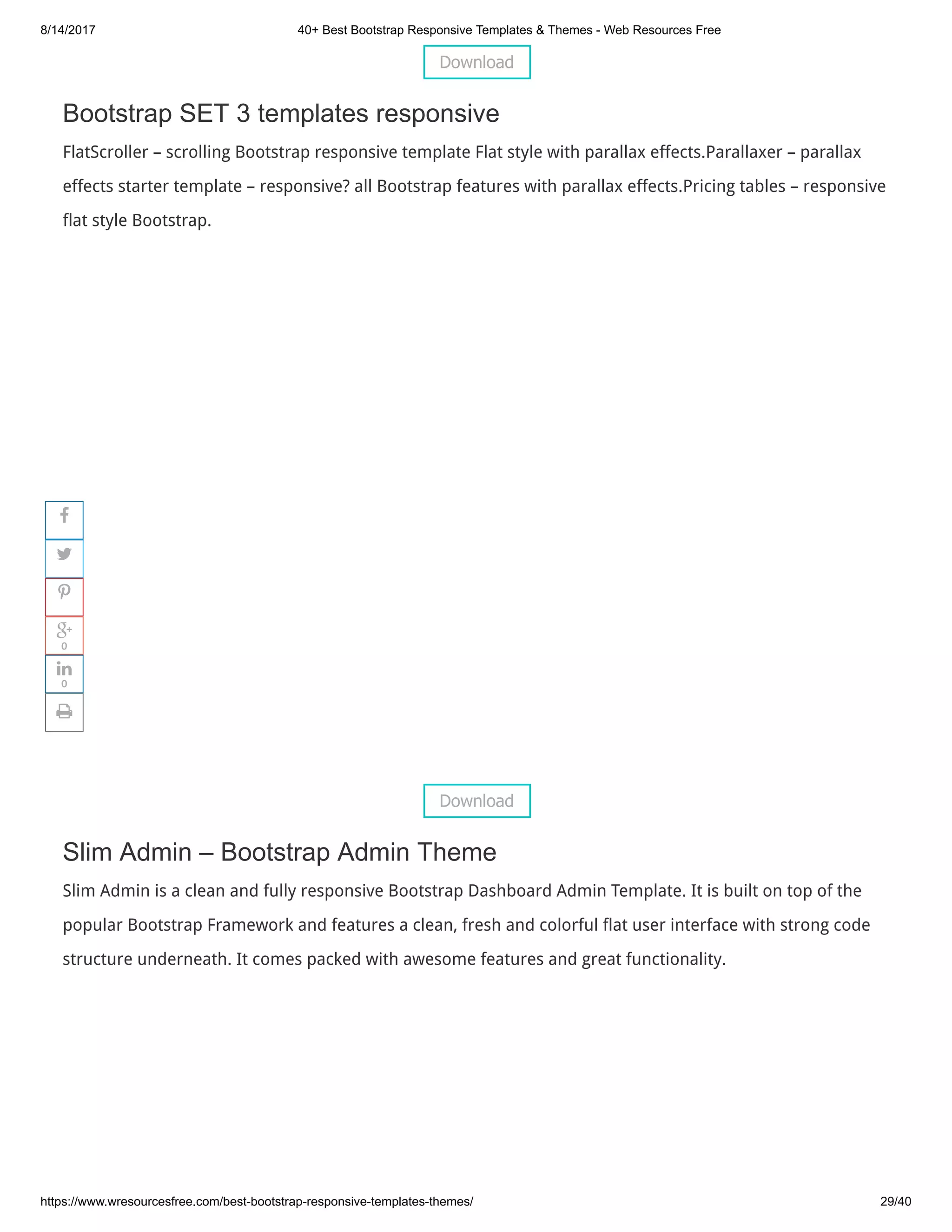 bootstrap responsive templates | PDF