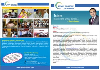 Sunil Jadhav - Training Profile (1)