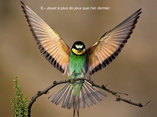 6.- Jouer à plus de jeux que l'an dernier.
 