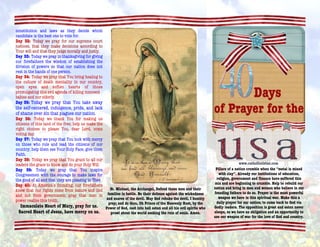 40 days of prayers for the USA