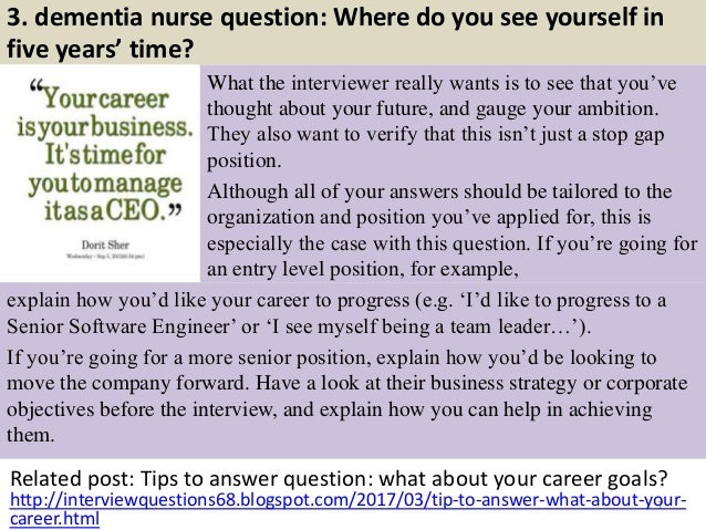 7 3 dementia nurse question