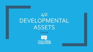 40 Developmental Assets External | PPT