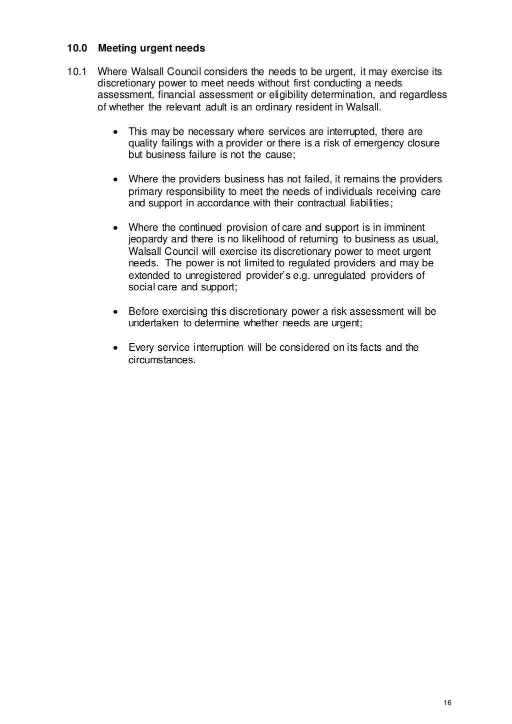 Care Home Closure Guidance 2016 Version 2 1st July 2016