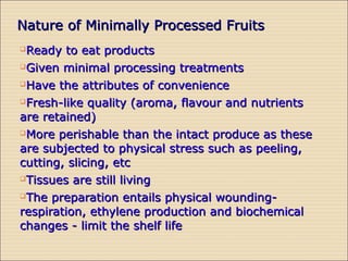 Fresh Cut Fruits and Vegetables | PPT