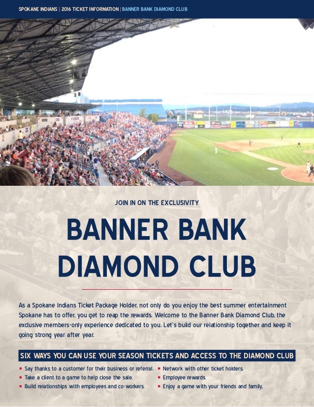 Spokane Indians Ticket Information Booklet