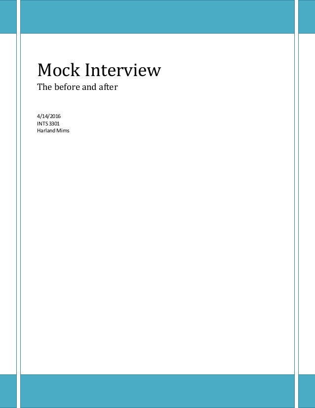 Mock Interview