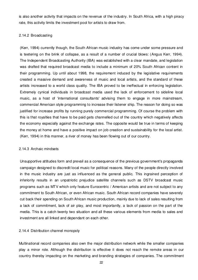 cover letter music industry