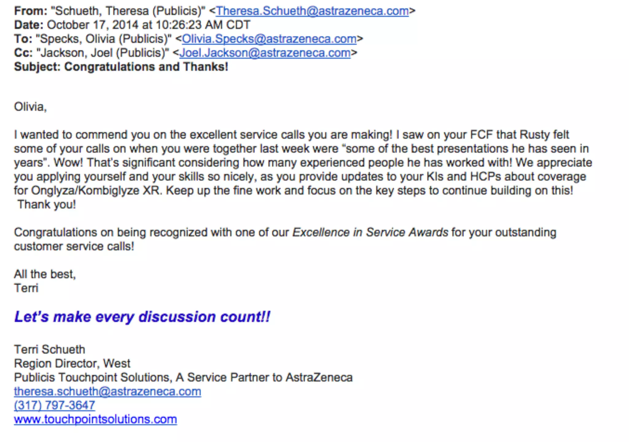 Field Check Feedback