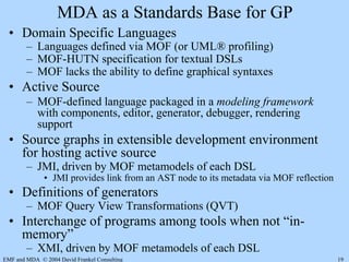 The Eclipse Modeling Framework and MDA | PDF
