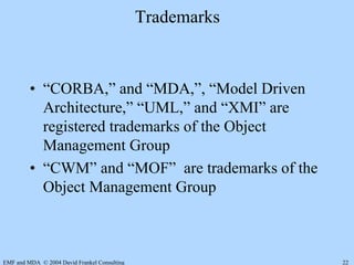 The Eclipse Modeling Framework and MDA | PDF
