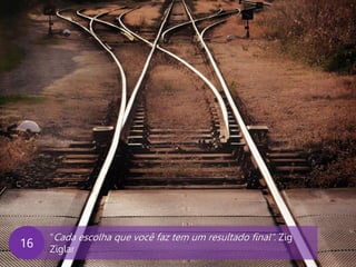 www.agendor.com.br
“Cada escolha que você faz tem um resultado final”. Zig
Ziglar
16
 