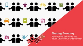 Sharing Economy
Vom Wandel der Werte und 
neuen Chancen für Unternehmen 
 