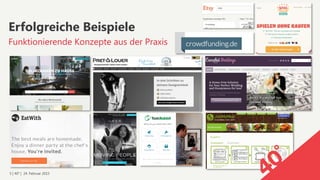 5 | 40° | 24. Februar 2015
Erfolgreiche Beispiele
Funktionierende Konzepte aus der Praxis
 
