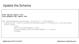 Designing and Implementing a Real-time Data Lake with Dynamically Changing Schema Slide 41