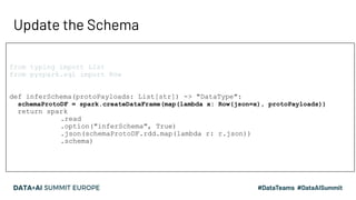 Designing and Implementing a Real-time Data Lake with Dynamically Changing Schema Slide 43