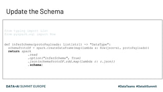 Designing and Implementing a Real-time Data Lake with Dynamically Changing Schema Slide 45