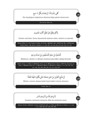 40 Hadis Arabic Turkish