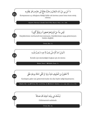 40 Hadis Arabic Turkish