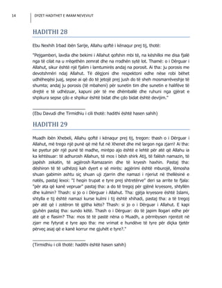 40 hadithet e_imam Neveviut | PDF