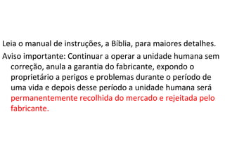 Toda a Bíblia em um ano: De Colossenses a Apocalipse;
Dusilek, Darci; 6ª Ed. Rio de Janeiro; Ed. Horizonal,
2005
Manual Bíblico SBB; trad. Noronha, Lailah; São Paulo; Ed.
Sociedade Bíblica do Brasil; 2008
Textos Bíblicos extraídos: Bíblia Sagrada Nova Versão
Internacional; São Paulo; Ed. Vida; 2001
MacDonald, Willian, Comentário Bíblico Popular, São
Paulo, Ed. Mundo Cristão, 1ª edição, 2008
BRUCCE, F. F. Comentário Bíblico NVI. São Paulo, Ed.
Vida, 1ª edição, 2008
Reflexões extraídas da World Wide Web
Programa ROTA 66 – Sayão, Luiz – Rádio transmundial 35
 
