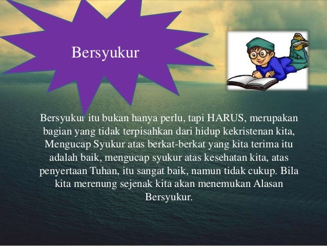 Bersyukur Dengan Memelihara Alam