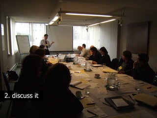 2. discuss it 