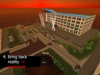 4. bring back reality  -> prototype 