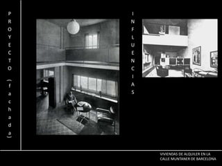 Durante un viaje a París en 1926 Sert estudió en profundidad la obra de Le Corbusier